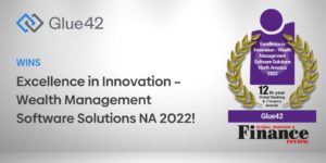 Excellence in Innovation - Wealth Management Software Solutions North America 2022 award win